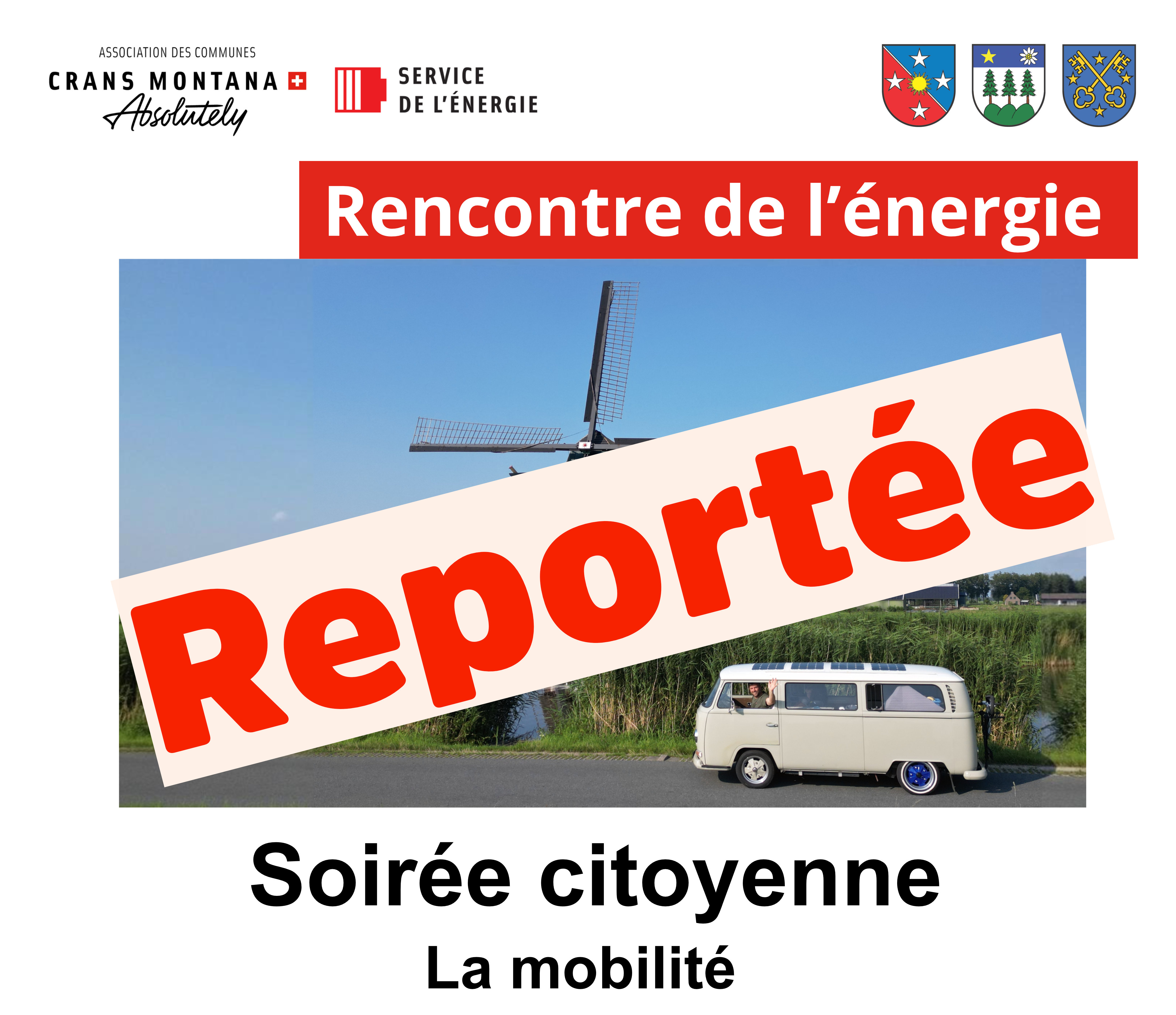 La soirée Rencontre énergie est reportée